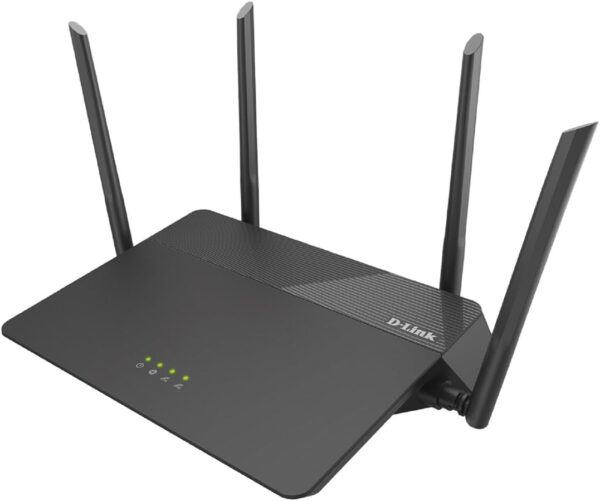 D-Link WiFi Smart Router AC1900 Wireless Dual Band MU-MIMO Powerful Dual Core Processor Fast Gaming & 4K Streaming Reliable Coverage (DIR-878), Black