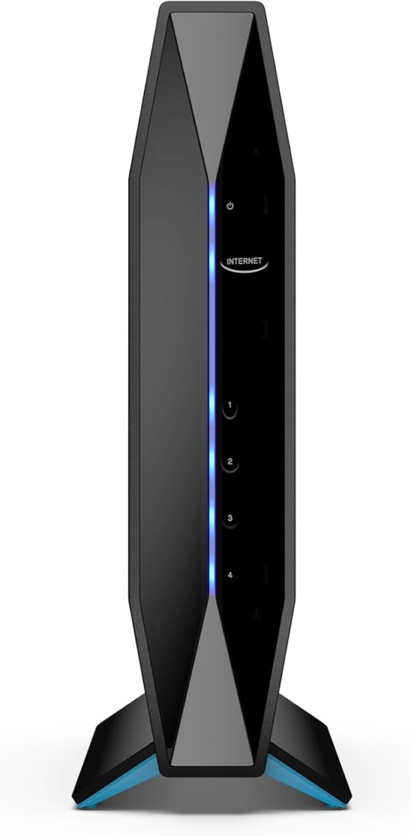 Linksys E8450 AX3200 WiFi 6 Router Dual-Band Wireless Home Network, 4 Gigabit Ethernet Ports, Parental Controls, 3.2 Gbps, 2,500 sq ft, 25 Devices