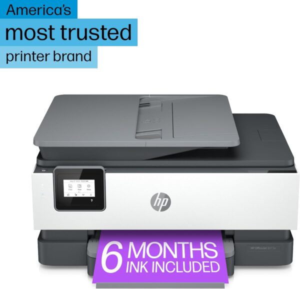 HP OfficeJet 8015e Wireless Color All-in-One Printer, 6 months of Instant Ink included - Image 3