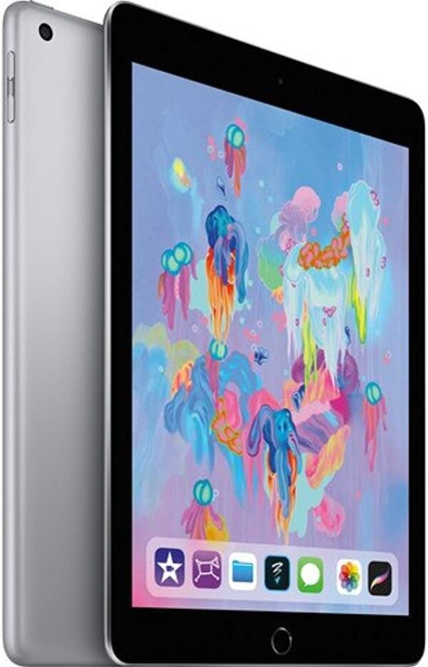 Apple iPad (2018 Model) with Wi-Fi only 32GB Apple 9.7in iPad - Space Gray (Renewed) - Image 2