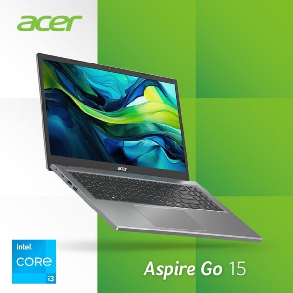 Acer Aspire Go 15 Slim Laptop | 15.6" Full HD IPS 1080P Display | Intel Core i3-N305| Intel UHD Graphics | 8GB LPDDR5 | 128GB HD | Wi-Fi 6 | AI PC | Windows 11 Home in S Mode | AG15-31P-3947 - Image 2