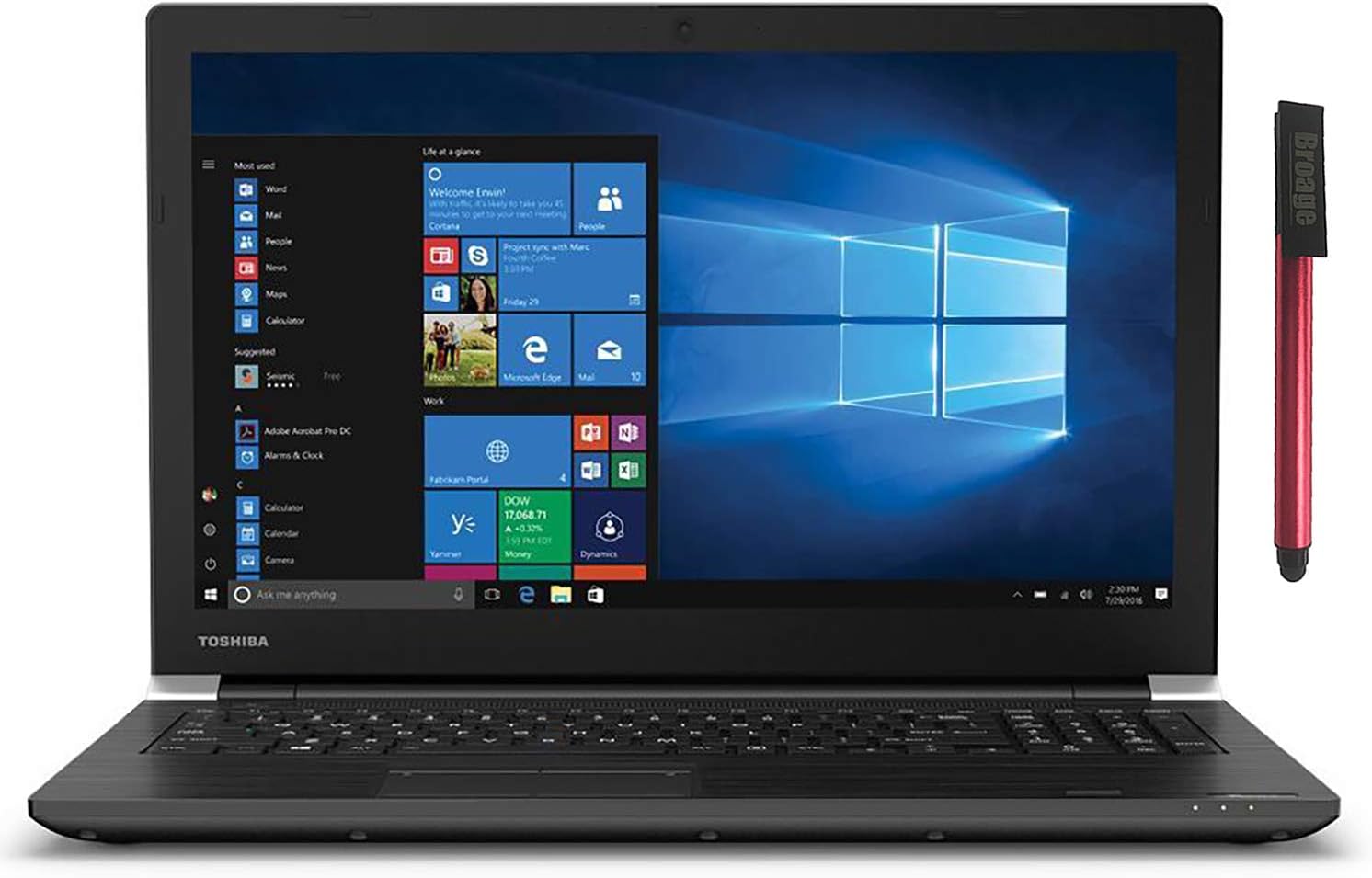 Toshiba Dynabook Satellite Pro L50-G Business Computer, 15.6" FHD Laptop, Intel Quard-Core i7-10510U, 32GB DDR4 RAM, 1TB PCIe SSD, GeForce MX250 2GB, WiFi, Windows 10 Pro, BROAGE Conference Camera