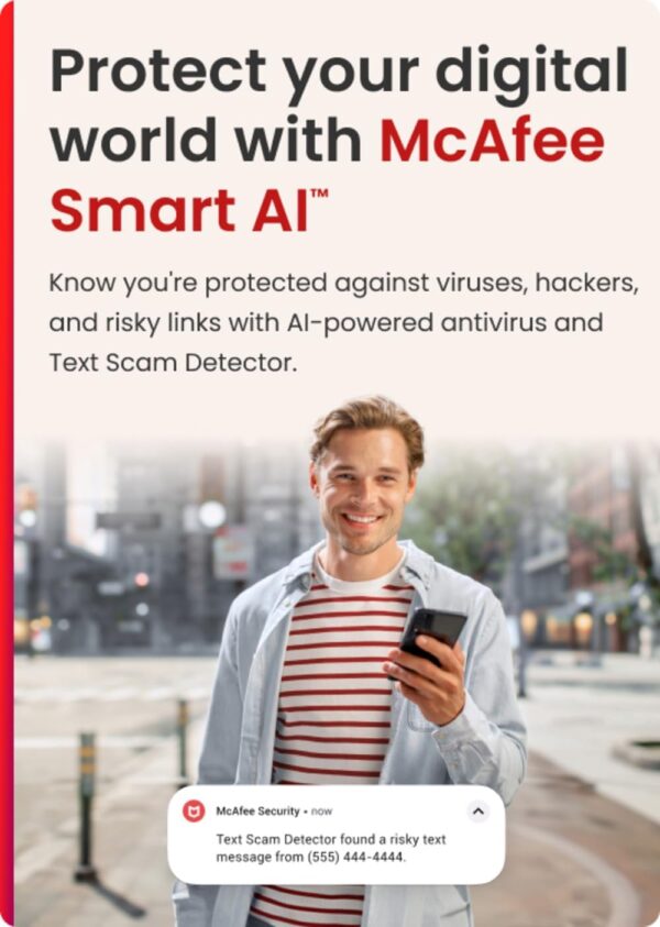 McAfee Total Protection 1-Device 2025 Ready | Security Software Includes Antivirus, Secure VPN, Password Manager, Identity Monitoring | Download - Image 2