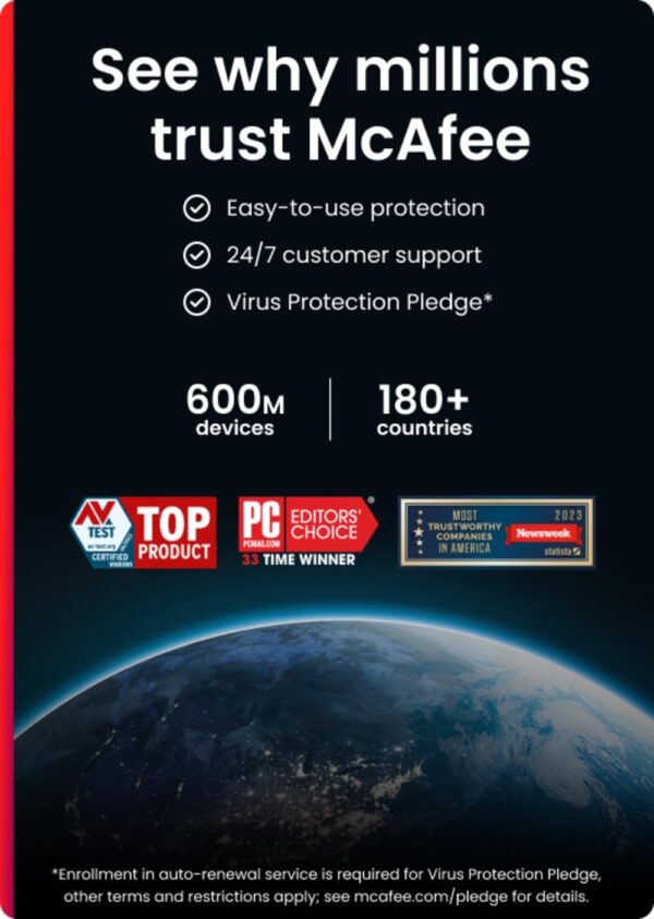 McAfee Total Protection 1-Device 2025 Ready | Security Software Includes Antivirus, Secure VPN, Password Manager, Identity Monitoring | Download - Image 6