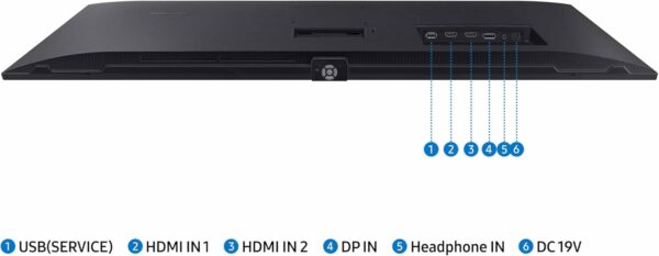 SAMSUNG 34" ViewFinity S50GC Series Ultra-WQHD Monitor, 100Hz, 5ms, HDR10, AMD FreeSync, Eye Care, Borderless Design, PIP, PBP, LS34C502GANXZA, 2023, Black - Image 7