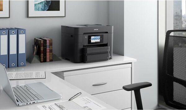 Epson Workforce Pro WF-4830 Wireless All-in-One Printer with Auto 2-Sided Print, Copy, Scan and Fax, 50-Page ADF, 500-sheet Paper Capacity, and 4.3" Color Touchscreen, Works with Alexa, Black, Large - Image 7