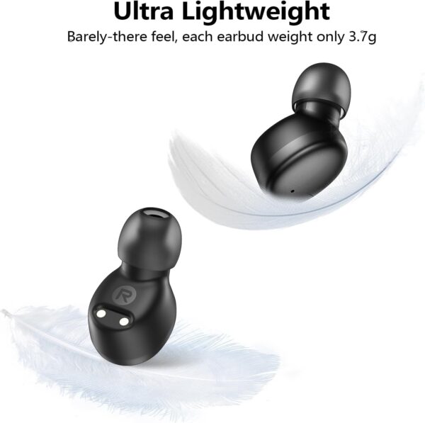 kurdene Wireless Earbuds Bluetooth 5.3 in Ear Buds Light-Weight Headphones,Deep Bass Sound,Built-in Mics Headset,Clear Calls Earphones for Sports Workout - Image 3