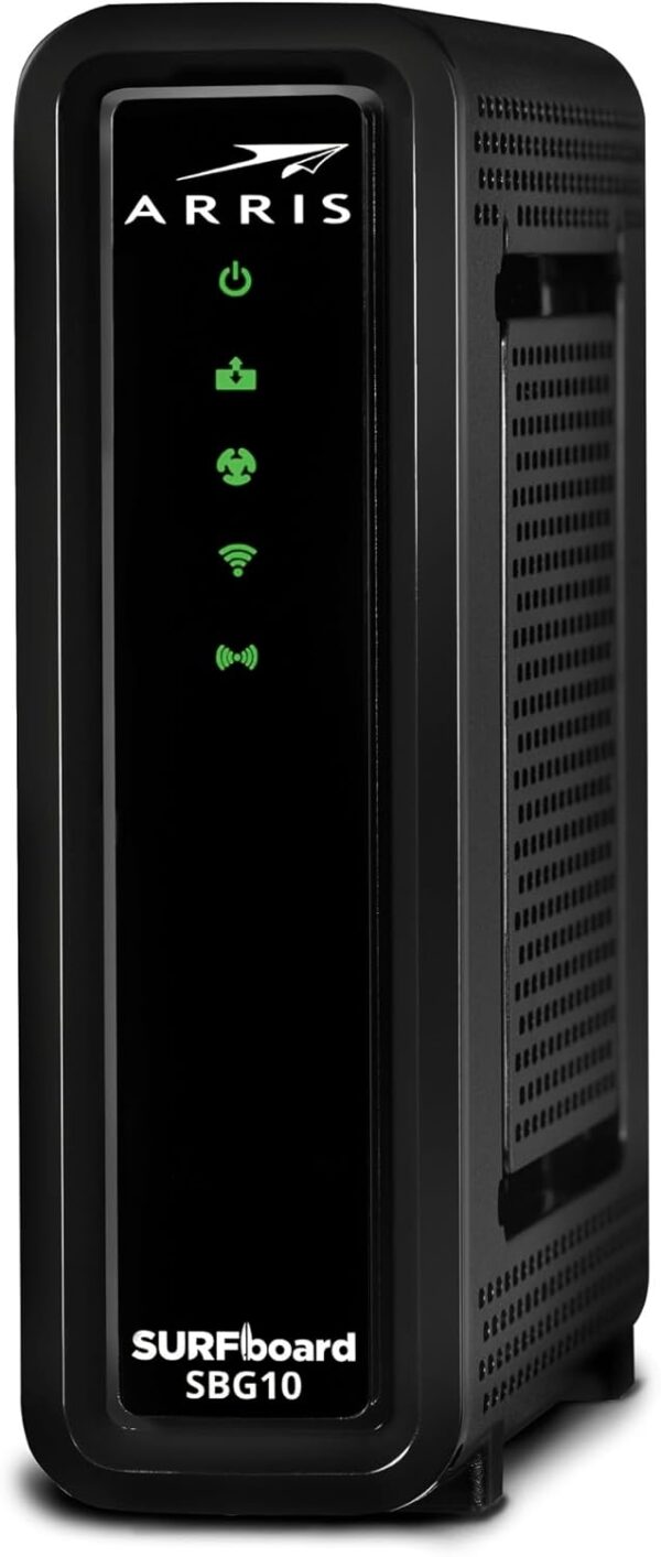 ARRIS (SBG10-RB) - Cable Modem Router Combo - Fast DOCSIS 3.0 16 x 4 Gigabit & AC1600 WiFi, For Comcast Xfinity, Cox, Spectrum, 400 Mbps Max Internet Speeds - Renewed