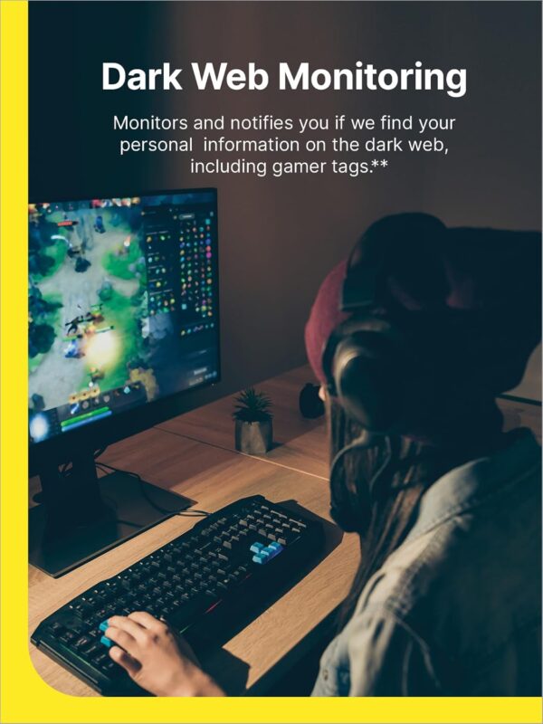 Norton 360 for Gamers 2024, Multiple layers of protection for up to 3 Devices – Includes Game Optimizer, Gamer tag monitoring, Secure VPN and PC Cloud Backup [Download] - Image 3