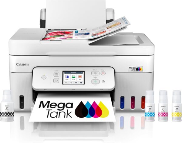 Canon Megatank G4280 All-in-One Wireless Supertank [Megatank] Printer | Print, Copy, Scan | Mobile Printing |2.7" LCD Color Touchscreen | Auto Document Feeder and Auto Duplex