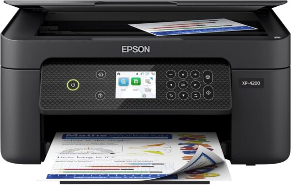 Epson Expression Home XP-4200 Wireless Color All-in-One Printer with Scan, Copy, Automatic 2-Sided Printing, Borderless Photos and 2.4" Color Display,Black - Image 7