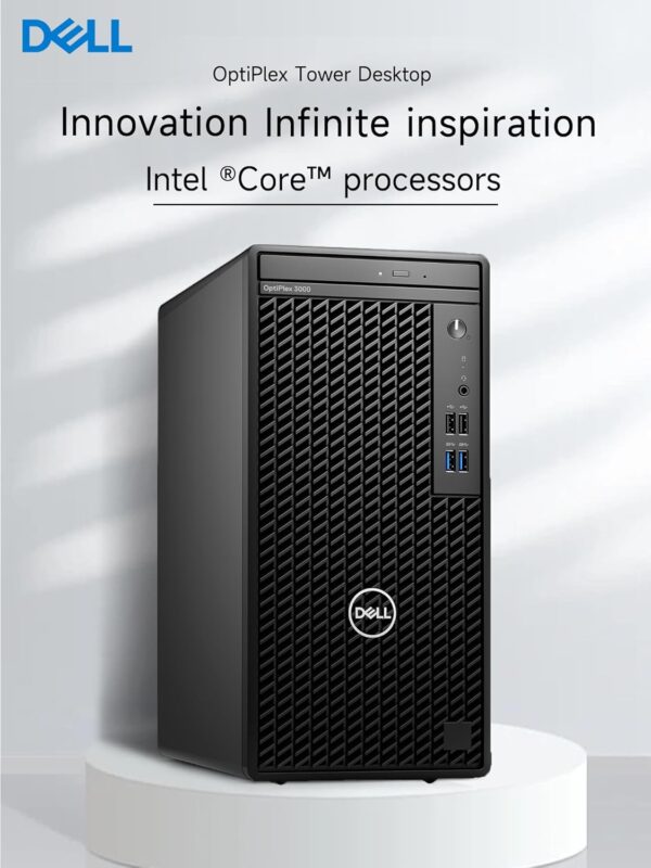 Dell Optiplex 3000 Tower Business Desktop Computer | 12th Gen Intel Core i5-12500 Processor | 32GB RAM | 1TB PCIe SSD | WiFi | DVD-RW | HDMI | Display Port(Support 4K) | Windows 11 Pro - Image 4