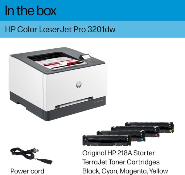 HP Color Laserjet Pro 3201dw Wireless Color Laser Printer, Office Printer, Duplex, Best-for-Office (499Q9F) - Image 6