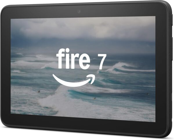 Amazon Fire 7 tablet (newest model) 7” display, read and watch, under $80 with 10-hour battery life, 32 GB, Black - Image 2