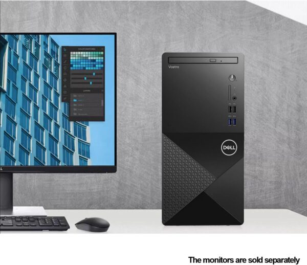 Dell Vostro 3910 Desktop Computer | 12th Gen Intel Core i5-12400 Processor | Intel UHD Graphics 730 | WiFi 6 | DVD-RW | Display Port | HDMI | Windows 11 Pro (16GB RAM | 1TB SSD) - Image 5