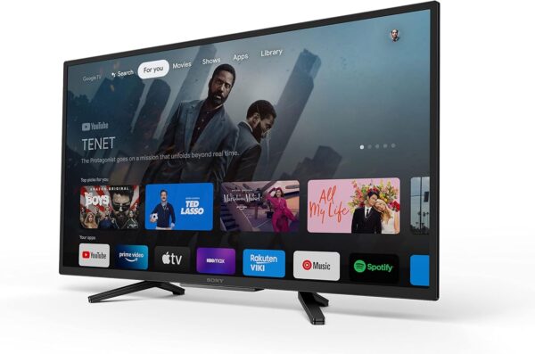 Sony 32 Inch 720p HD LED HDR TV W830K Series with Google TV and Google Assistant-2022 Model, Black - Image 2