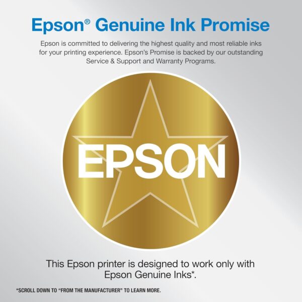 Epson Workforce Pro WF-4830 Wireless All-in-One Printer with Auto 2-Sided Print, Copy, Scan and Fax, 50-Page ADF, 500-sheet Paper Capacity, and 4.3" Color Touchscreen, Works with Alexa, Black, Large - Image 2