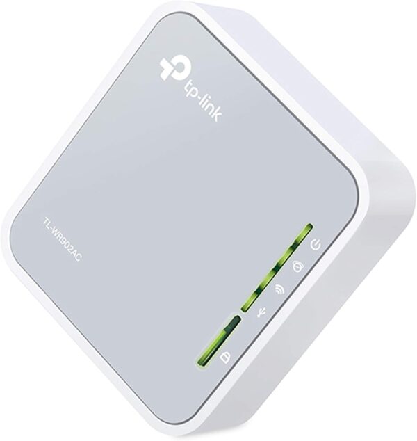 TP-Link AC750 Wireless Portable Nano Travel Router(TL-WR902AC) - Support Multiple Modes, WiFi Router/Hotspot/Bridge/Range Extender/Access Point/Client Modes, Dual Band WiFi, 1 USB 2.0 Port - Image 2