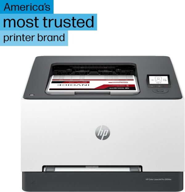 HP Color Laserjet Pro 3201dw Wireless Color Laser Printer, Office Printer, Duplex, Best-for-Office (499Q9F) - Image 5