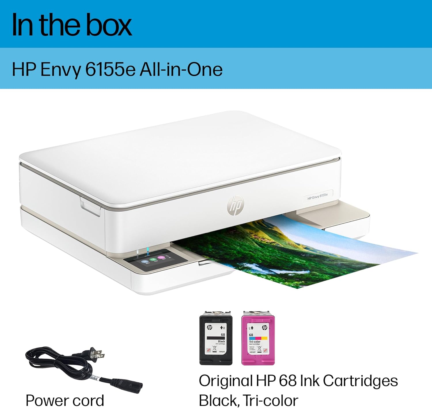 HP Envy 6155e Wireless All-in-One Color Inkjet Printer, Print, scan, Copy, Duplex Printing Best-for-Home, 3 Months of Instant Ink Included (714L5A) - Image 6