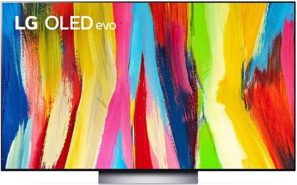 LG C2 Series 55-Inch Class OLED evo Smart TV OLED55C2PUA, 2022 - AI-Powered 4K TV, Alexa Built-in, Dark Silver