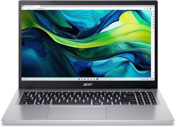 Acer Aspire Go 15 Slim Laptop | 15.6" Full HD IPS 1080P Display | Intel Core i3-N305| Intel UHD Graphics | 8GB LPDDR5 | 128GB HD | Wi-Fi 6 | AI PC | Windows 11 Home in S Mode | AG15-31P-3947