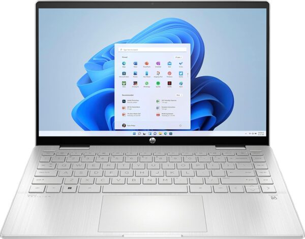 HP - Pavilion x360 2-in-1 14" Touch-Screen Laptop - Intel Core i5-8GB Memory - 512GB SSD - Natural Silver - Mode 14-ek0033dx