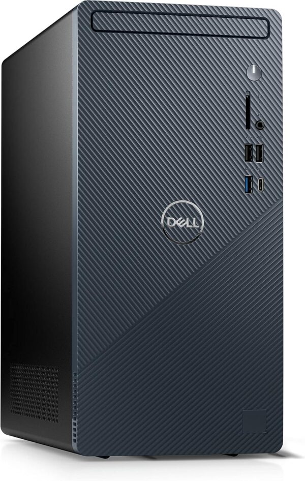 Dell Inspiron 3020 Tower Desktop Computer - 13th Gen Intel Core i5-13400 10-Core up to 4.60 GHz Processor, 16GB DDR4 RAM, 256GB NVMe SSD + 1TB HDD, Intel UHD Graphics 730, DVD+RW, Windows 11 Home - Image 2