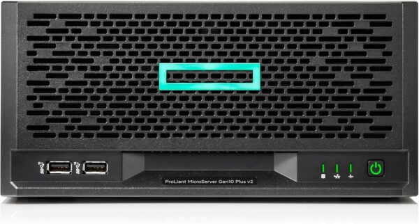 Hewlett Packard Enterprise ProLiant MicroServer Gen10 Plus v2 Tower Server w/one Intel Xeon E2314 Processor, 4‑core 1P 16GB‑U VROC 4LFF‑NHP 180W External PS (HPE Smart Choice P69101-005) - Image 2