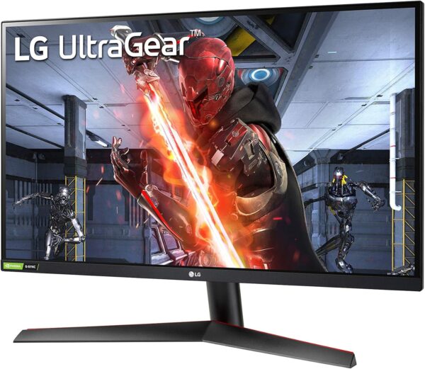 LG 27GN800-B UltraGear 27 inch QHD (2560x1440) IPS 144Hz 1ms Gaming Monitor AMD FreeSync Premium G-Sync Compatible HDR10 HDMI DisplayPort Black - Image 2