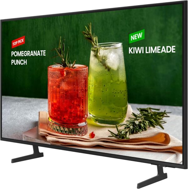 SAMSUNG 43-Inch Class Crystal UHD 4K Bed-H Series HDR Business Pro TV w/ 3-Sided Bezel-Less Slim Design, Use for Digital Signage Displays, Commercial TV, Alexa Built-in (LH43BEDHLG, 2024 Model) - Image 2