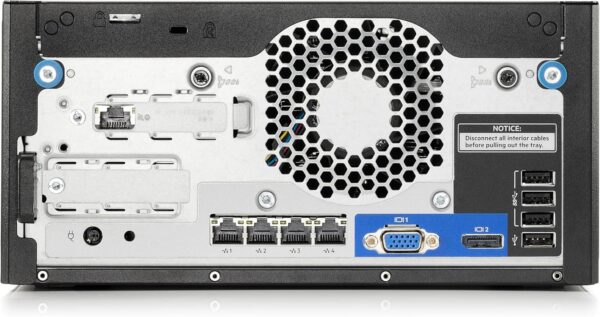 Hewlett Packard Enterprise ProLiant MicroServer Gen10 Plus v2 Tower Server w/one Intel Xeon E2314 Processor, 4‑core 1P 16GB‑U VROC 4LFF‑NHP 180W External PS (HPE Smart Choice P69101-005) - Image 3