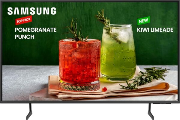 SAMSUNG 43-Inch Class Crystal UHD 4K Bed-H Series HDR Business Pro TV w/ 3-Sided Bezel-Less Slim Design, Use for Digital Signage Displays, Commercial TV, Alexa Built-in (LH43BEDHLG, 2024 Model)