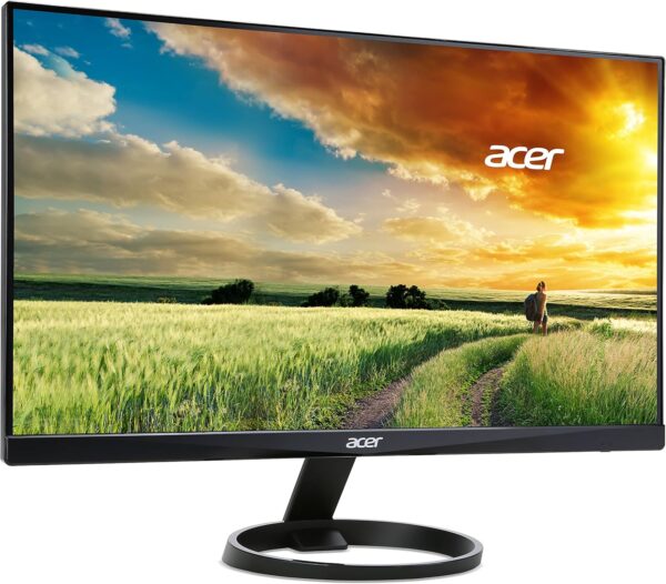 Acer 23.8” Full HD 1920 x 1080 IPS Zero Frame Home Office Computer Monitor - 178° Wide View Angle - 16.7M - NTSC 72% Color Gamut - Low Blue Light - Tilt Compatible - VGA HDMI DVI R240HY bidx - Image 2